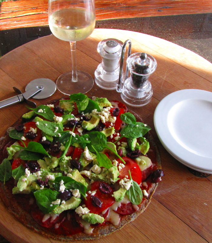 Low Carb Sunflower and Linseed Flour Pizza