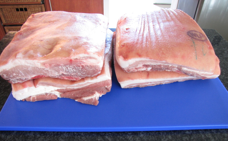 11kg of pork belly