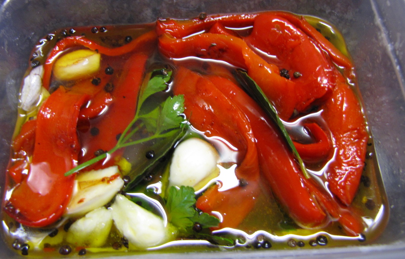 Marinated Red Peppers