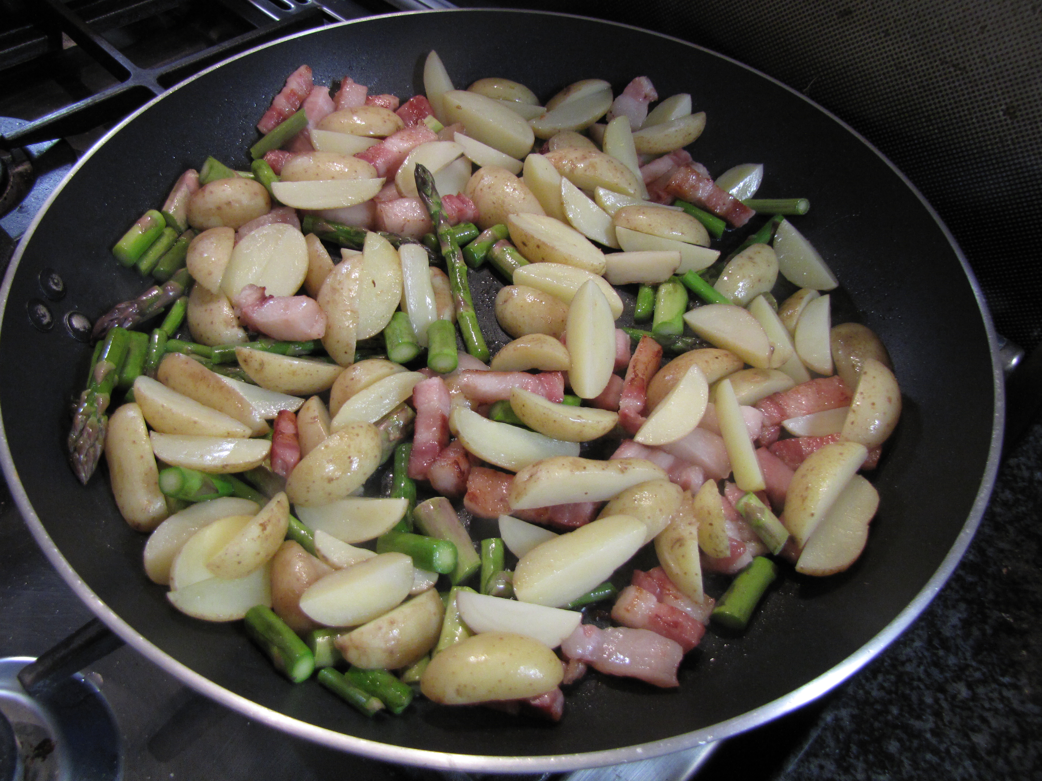 The start of the Kartoffelsalat