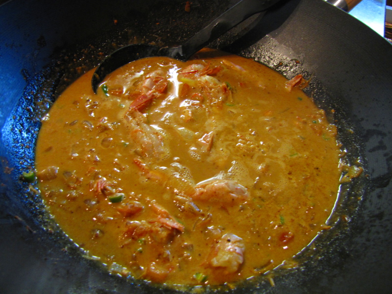 Goan Curry Sauce with Prawns