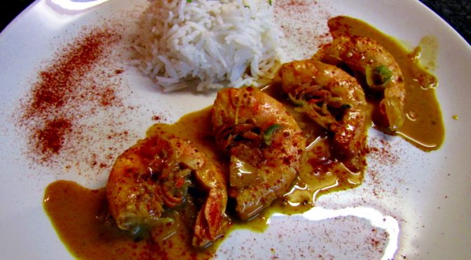 Indian Date Night – Fish Tikka Skewers and Goan Prawn Curry