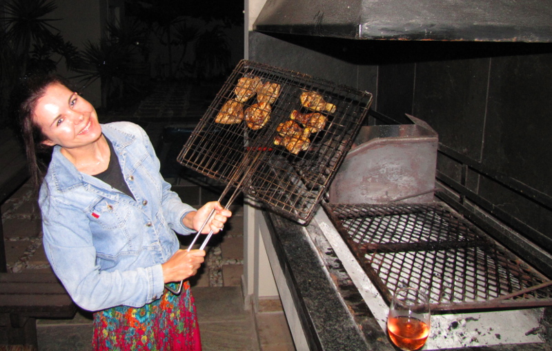 Braaiing the Jerk Chicken