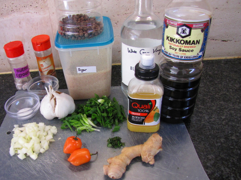 Jerk Marinade Ingredients