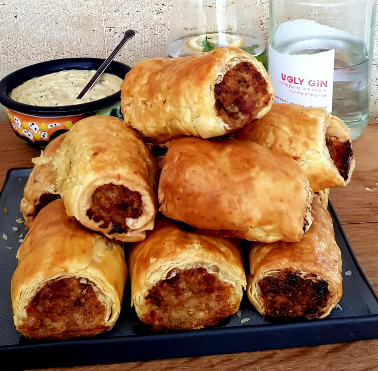 Nagi’s Sausage Rolls and Remoulade