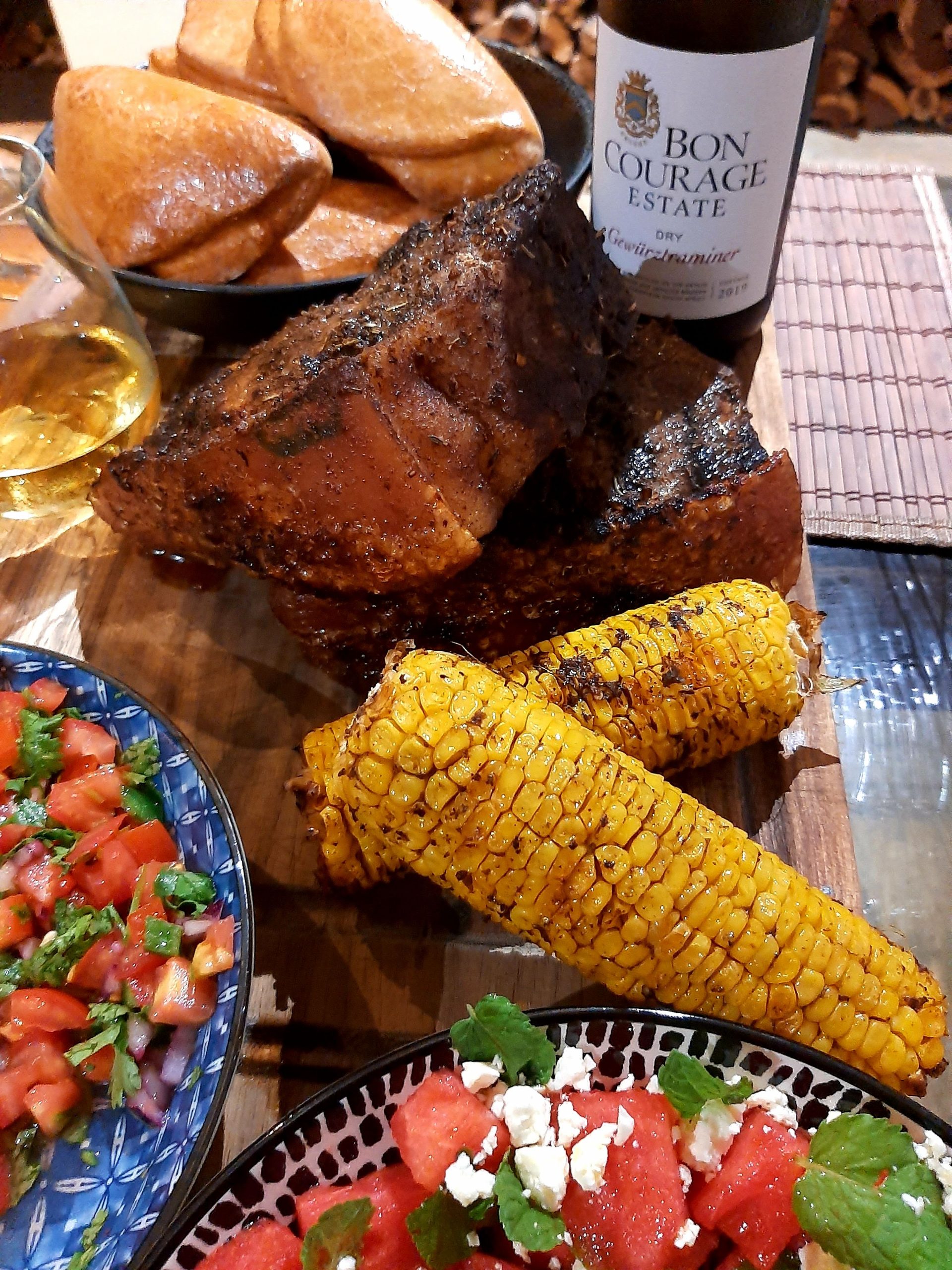 Jamaican Pork with Sourdough Coco Bread